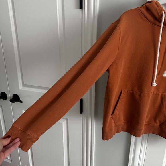 Pact Organic Cotton One for All Unisex Hoodie Amber Brown Medium - Picture 3 of 8
